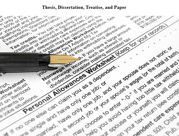 Difference Between a Thesis, Dissertation, Treatise, and Paper